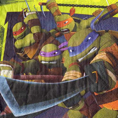 Teenage Mutant Ninja Turtles Lunch Napkins - Click Image to Close